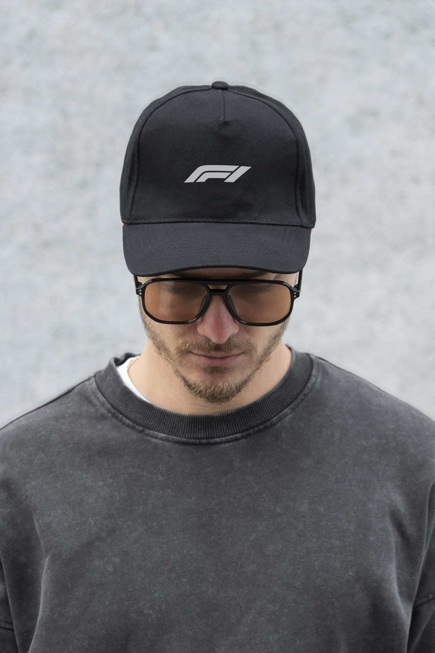 Чоловіча Кепка Бейсболка Тракер Without З Принтом F1White Black