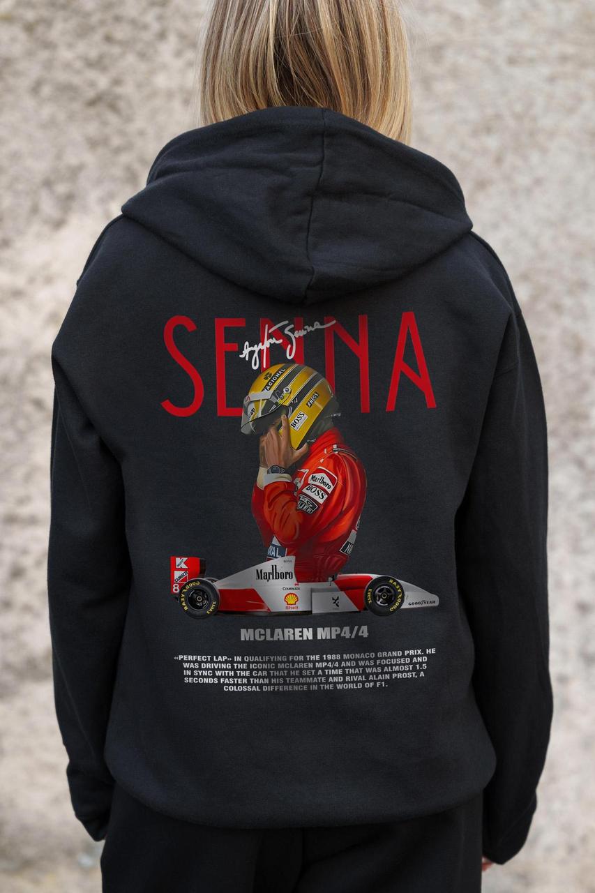 Жіноче Утеплене Зіп Худі На Флісі Зіпер З Принтом Senna Without Kane Black