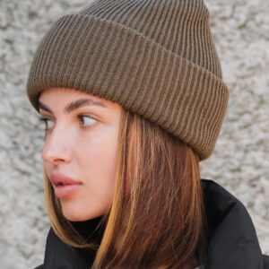 Подовжена Трикотажна Шапка Біні Докер Without Dominic Khaki Woman