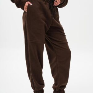 Жіночі Теплі Флісові Спортивні Штани Джогери Without Port Brown