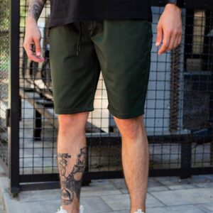 Чоловічі Шорти Джогери Without Темно Зелені