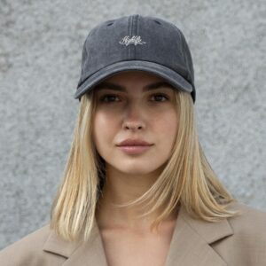 Жіноча Кепка Бейсболка Vintage Without З Принтом Highlife Black