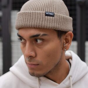 Шапка Бiнi Without Leon 21 Чоловіча Капучино