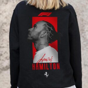 Жіночий Утеплений Оверсайз Світшот На Флісі З Принтом Without Hamilton Black