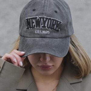 Жіноча Кепка Бейсболка Without New York Gray