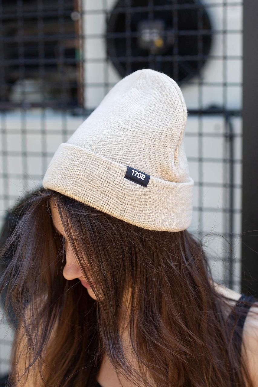 Шапка Without Label Жіноча Бежева