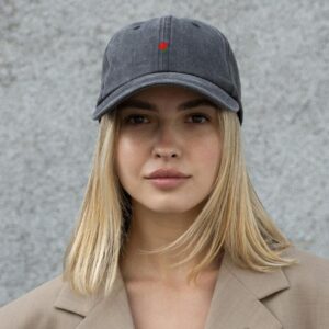 Жіноча Кепка Бейсболка Vintage Without З Принтом Rose Black