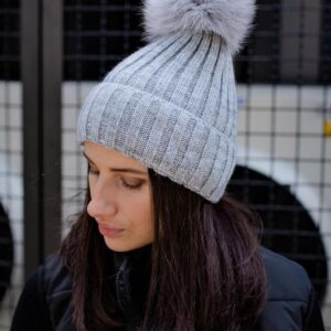 Зимова Шапка Without General Сіра Жіноча