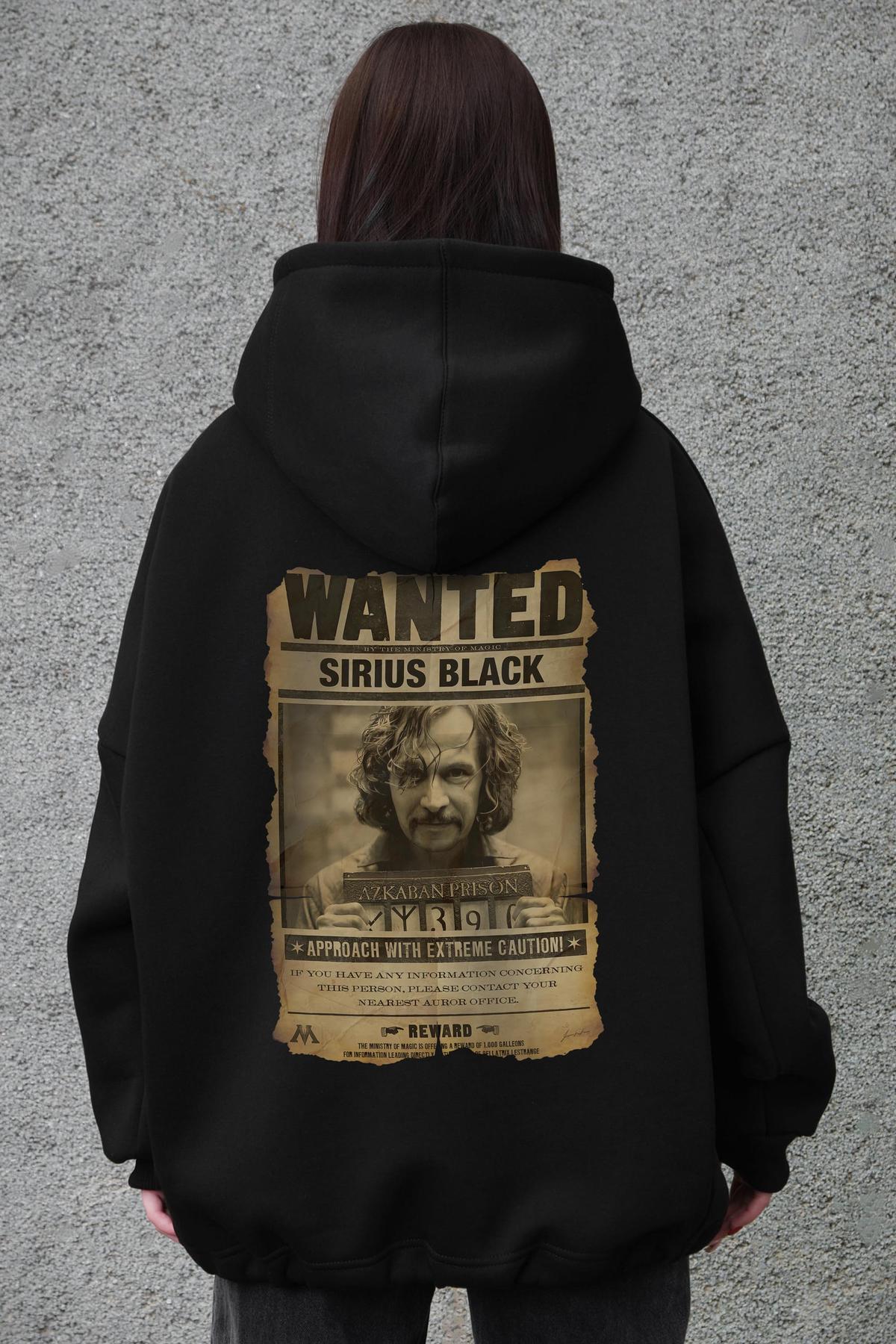 Жіноче Оверсайз Худі Толстовка На Флісі З Капюшоном Та Принтом Without Sirius Black