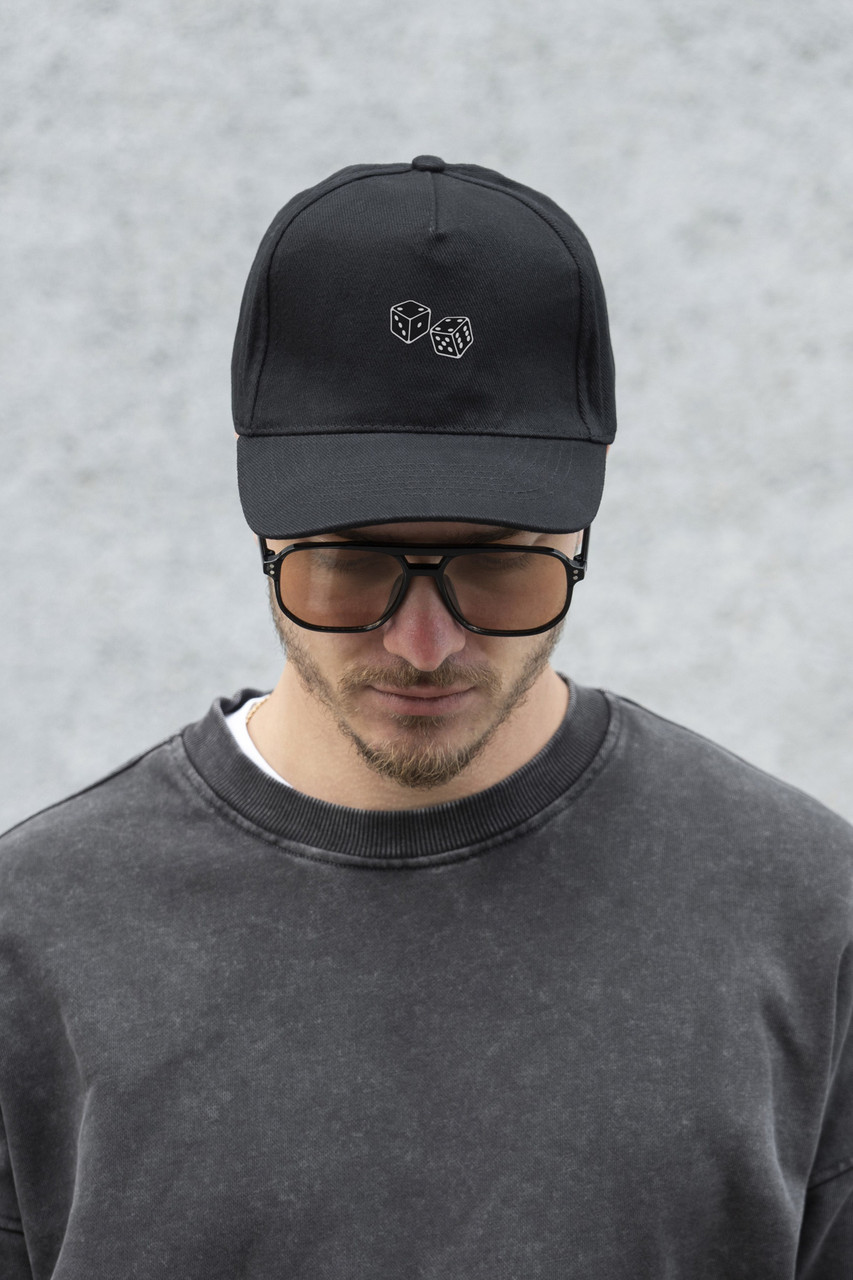 Чоловіча Кепка Бейсболка Тракер Without З Принтом Cube Black