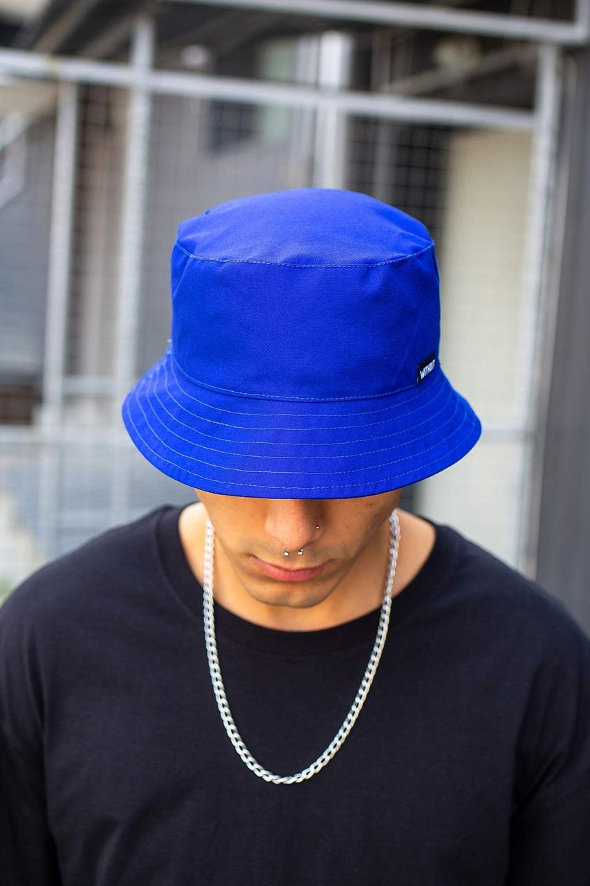 Панамка Without з логотипом Синя Чоловіча