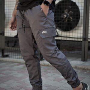 Чоловічі Штани Карго Without моделі "Reflective" Серые