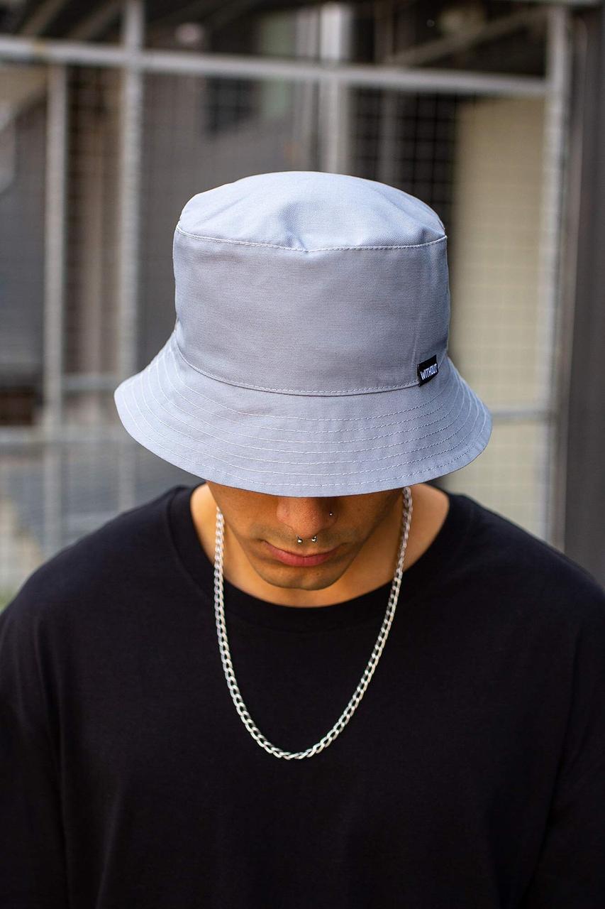 Панамка Without з логотипом Світло Сіра Чоловіча