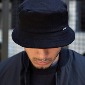 Утеплена Кашемірева Панамка Without Moon Чорна Man