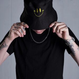 Двостороння Панамка Without Smile Black&Yellow Man