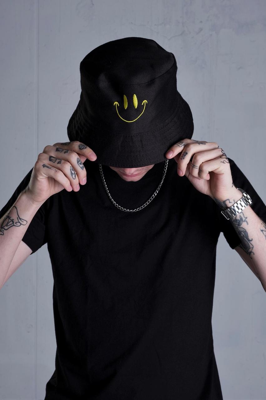 Двостороння Панамка Without Smile Black&Yellow Man