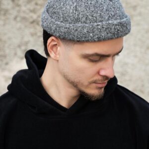 Чоловіча Хутряна Кепка Докер Теді Without Dax Gray