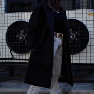 Пальто Without Чорне Жіноче