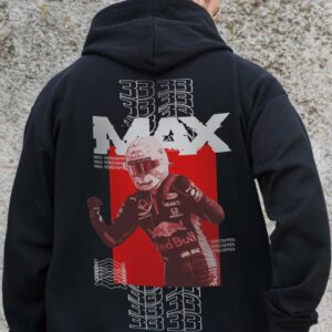 Чоловіче Утеплене Зіп Худі На Флісі Зіпер З Принтом Max Without Kane Black