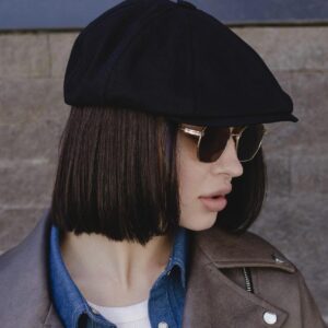 Жіноча Літня Кепка Восьмиклинка Without Campbell Black