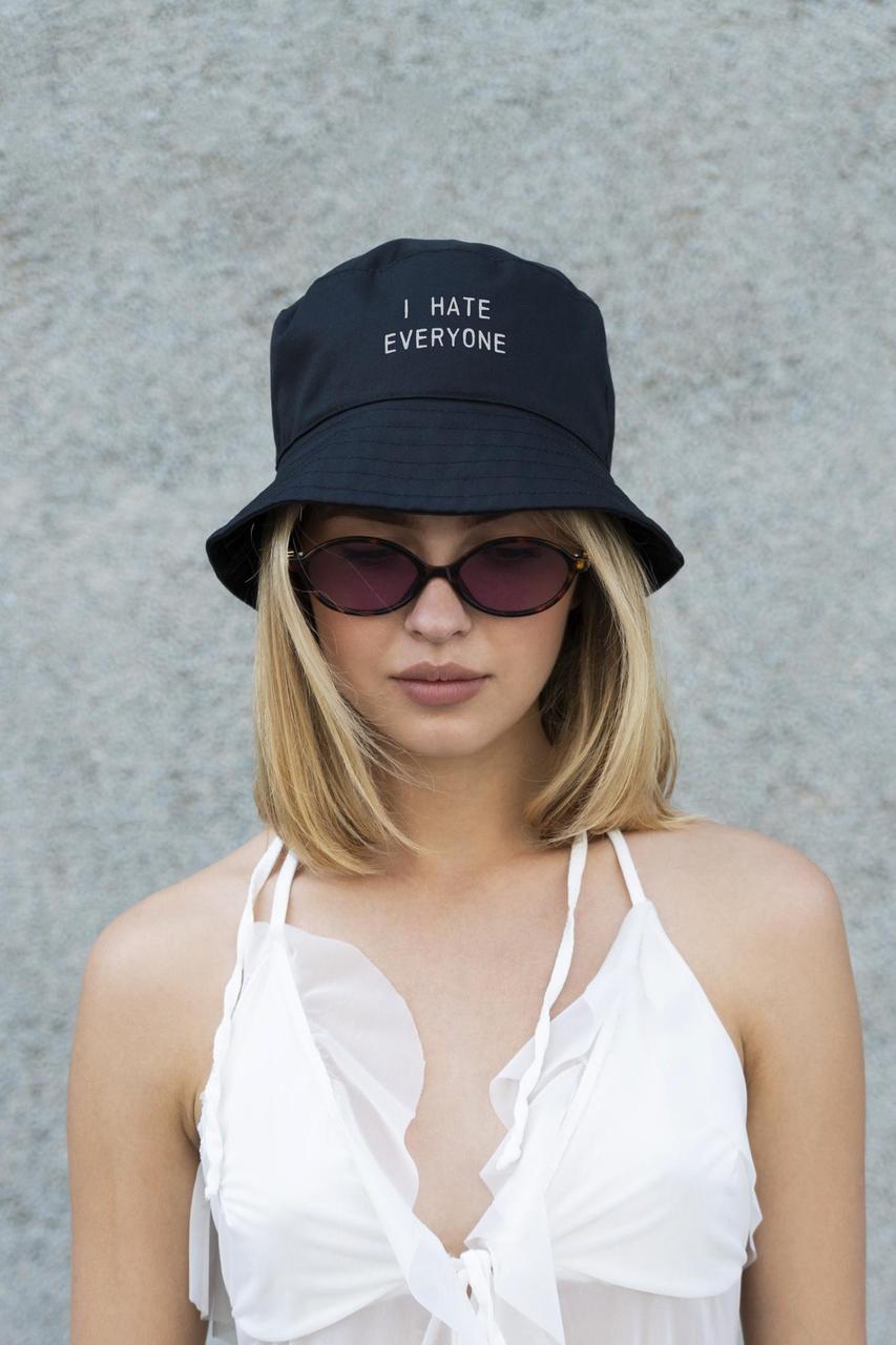 Жіноча Панамка З Принтом Hate