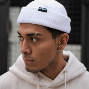 Шапка Бiнi Without Leon 21 Чоловіча Біла