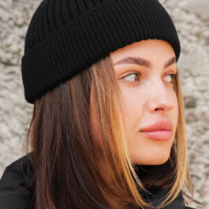 Утеплена Трикотажна Шапка Біні Докер На Флісі Without Gvido Black Woman