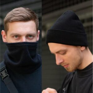 Зимовий Комплект Without Шапка +Баф Man Black