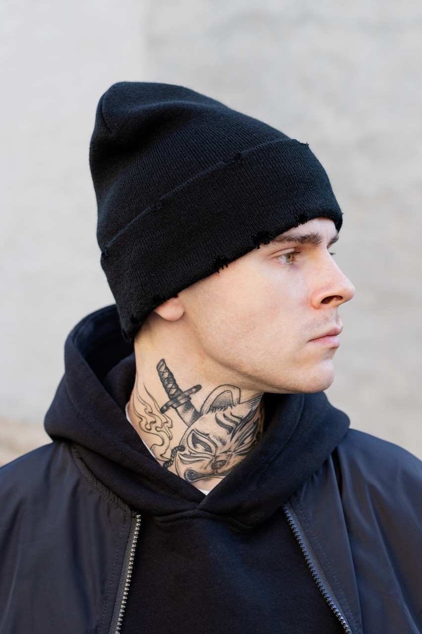 Рвана Шапка Without Shovel Black Man