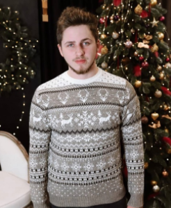 Новогодний свитер Бежевый