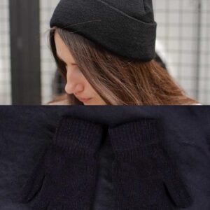 Зимовий Комплект Without Gloves Woman Black