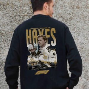 Чоловічий Утеплений Оверсайз Світшот На Флісі З Принтом Without Hayes Black