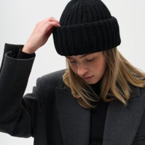 Тепла Жіноча Зимова Шапка Without Pikul 2026 Black