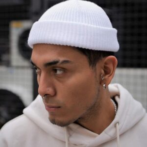 Шапка Бiнi Without Leon Чоловіча Біла