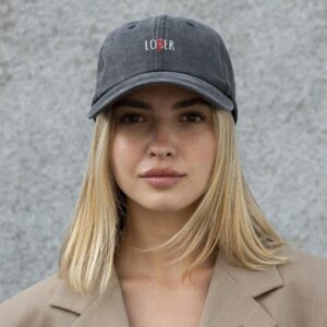 Жіноча Кепка Бейсболка Vintage Without З Принтом Lover Black