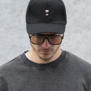 Чоловіча Кепка Бейсболка Тракер Without З Принтом Coffee Black