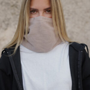 Жіночий Баф Рубчик Without Kashkors Beige