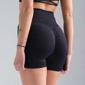 Жіночі Спортивні Короткі Шорти З Ефектом Push Up Without Training Black