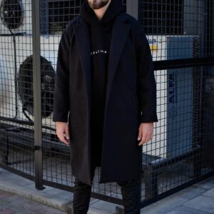 Пальто Without Чорне Чоловіче