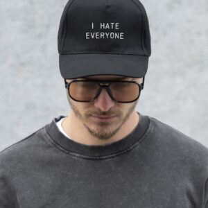 Чоловіча Кепка Бейсболка Тракер Without З Принтом Hate Black