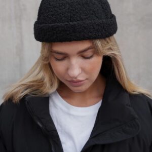 Жіноча Хутряна Кепка Докер Теді Without Dax Black