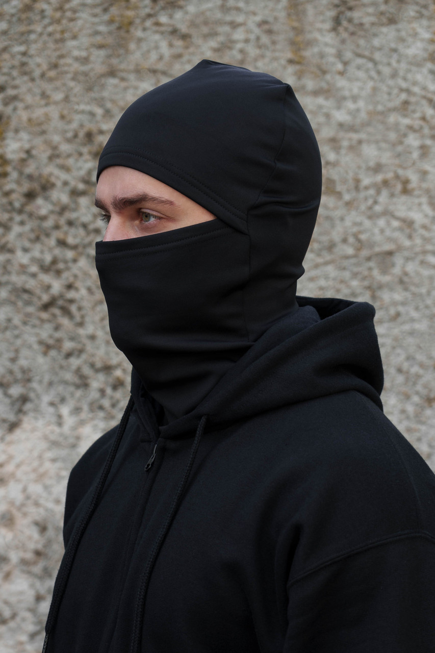 Чоловіча Гірськолижна Бавовняна Балаклава Without Extreme Black