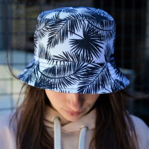 Принтована Панамка Without Palm Чорна Жіноча