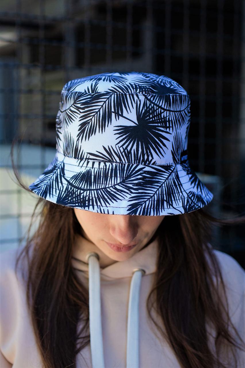 Принтована Панамка Without Palm Чорна Жіноча