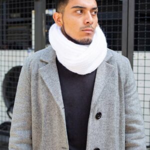 Шарф Хомут Without Scarf Чоловічий Білий