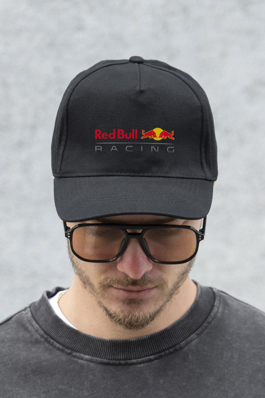 Чоловіча Кепка Бейсболка Тракер Without З Принтом RedBull Black