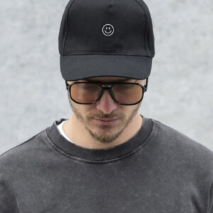 Чоловіча Кепка Бейсболка Тракер Without З Принтом Smile Black