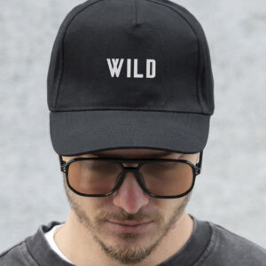 Чоловіча Кепка Бейсболка Тракер Without З Принтом Wild Black