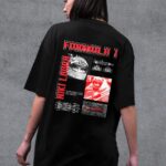 Жіноча Оверсайз Футболка Without З Принтом Lauda Black