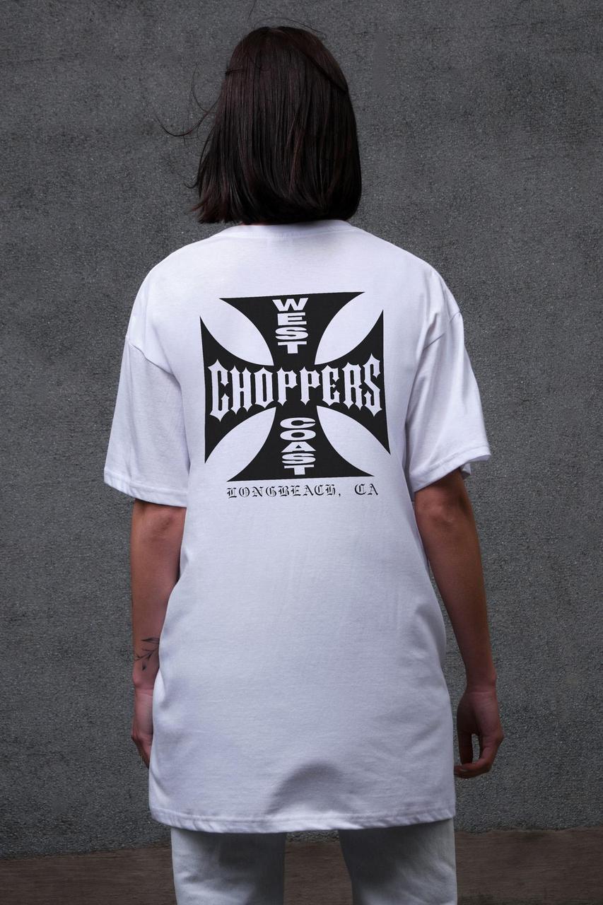 Жіноча Оверсайз Футболка З Принтом Without Choppers White